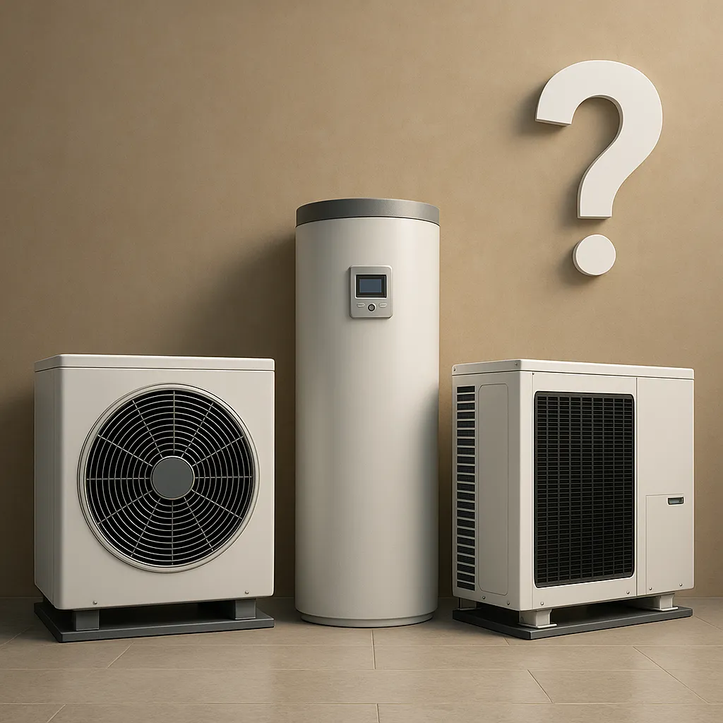 Kako izbrati pravo toplotno črpalko - različni tipi toplotnih črpalk za izbiro